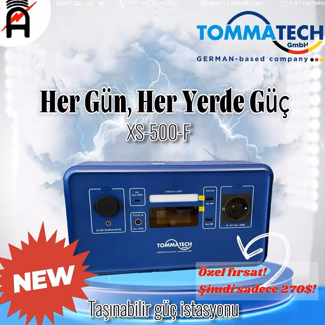 Alemdar Teknik product display for electronics and power solutions