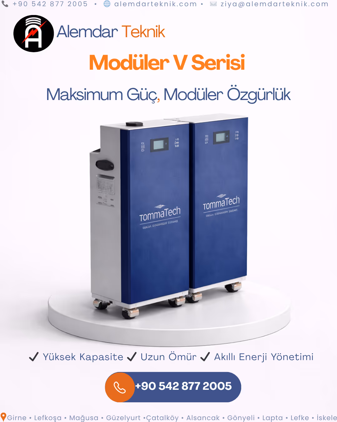 Alemdar Teknik electronics and technical supplies showcase